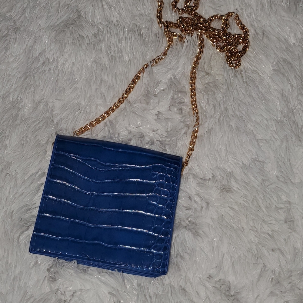 Blue Croc Bag